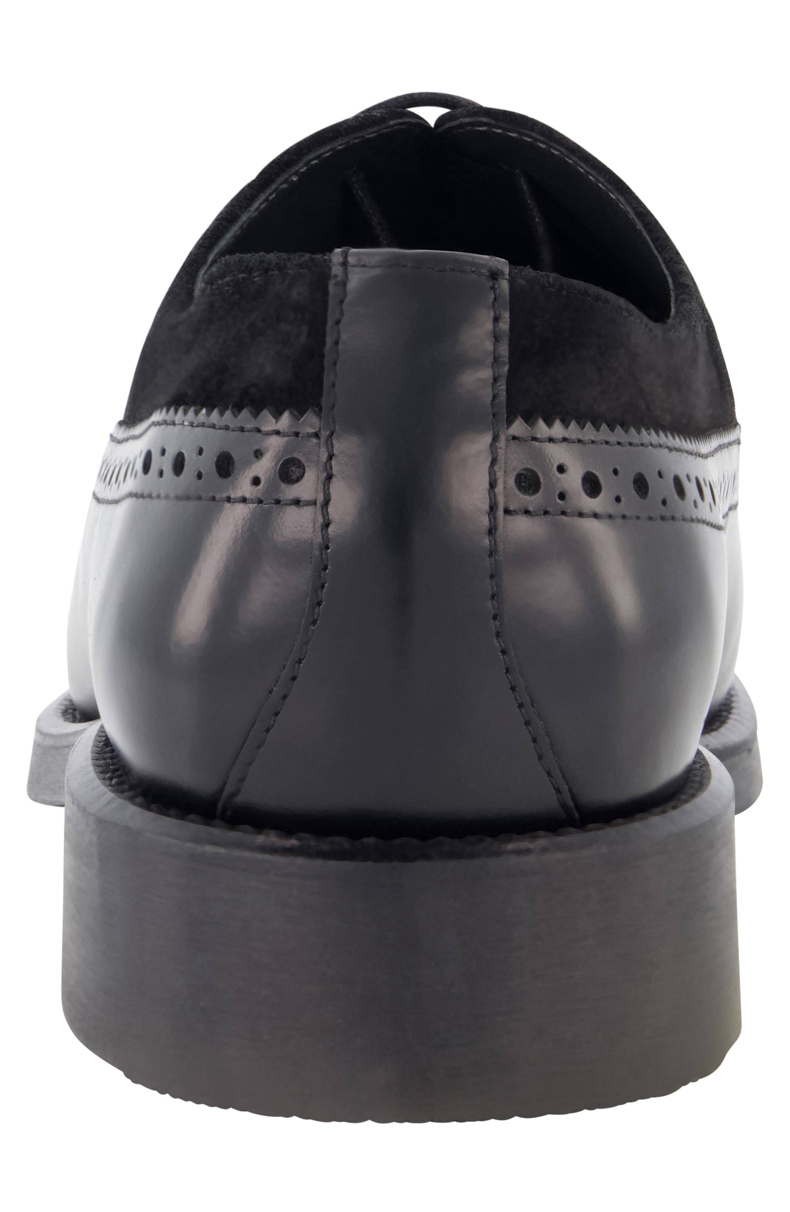 KARL LAGERFELD PARIS Leather & Suede Whipstitch Oxford (Men ...