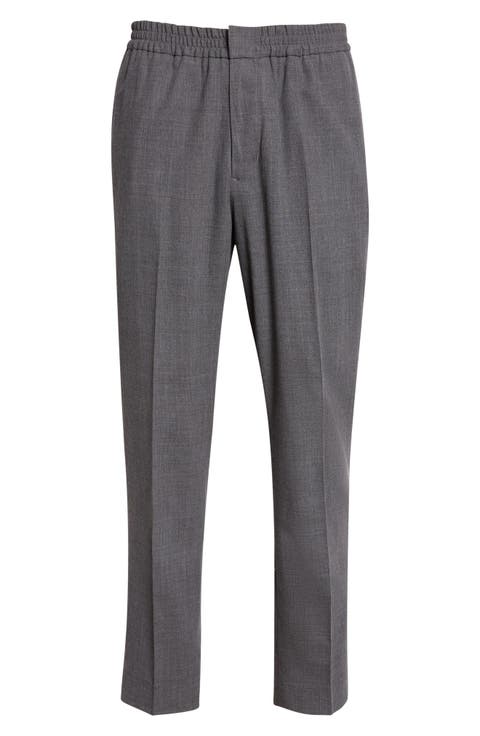 Straight Leg Wool Serge Trousers