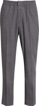 AMI Paris Mattiussi Straight Leg Wool Serge Trousers