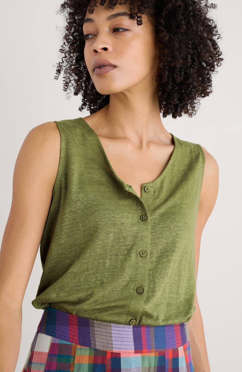 Seasalt Cornwall Carn Glaze Linen Vest, Alternate, color, 