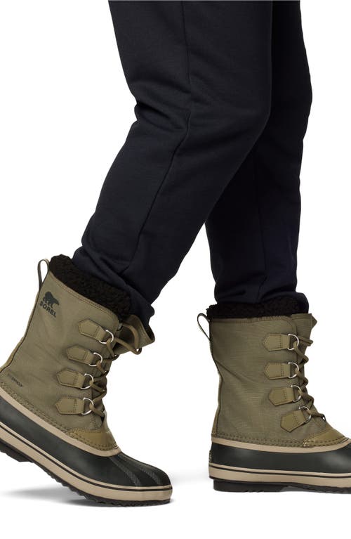 Sorel 1964 Pac Faux Shearling Trim Waterproof Snow Boot In Gray