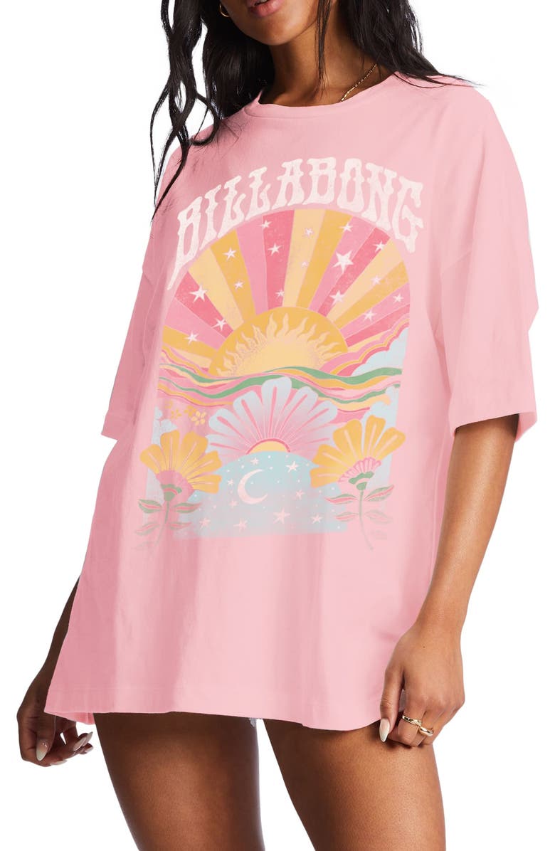 Billabong Good Vibes Cotton Graphic Tee, Main, color, 