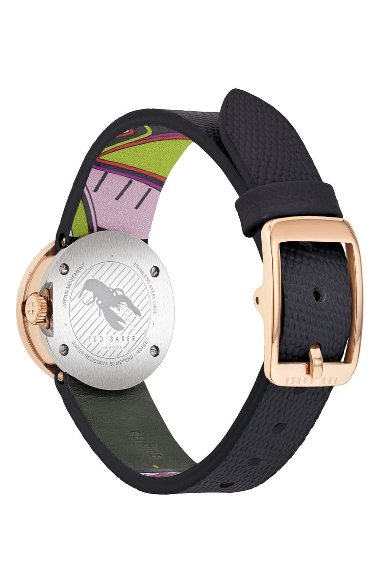 Ted Baker London Seerena Leather Strap Watch, 24mm, Alternate, color, 
