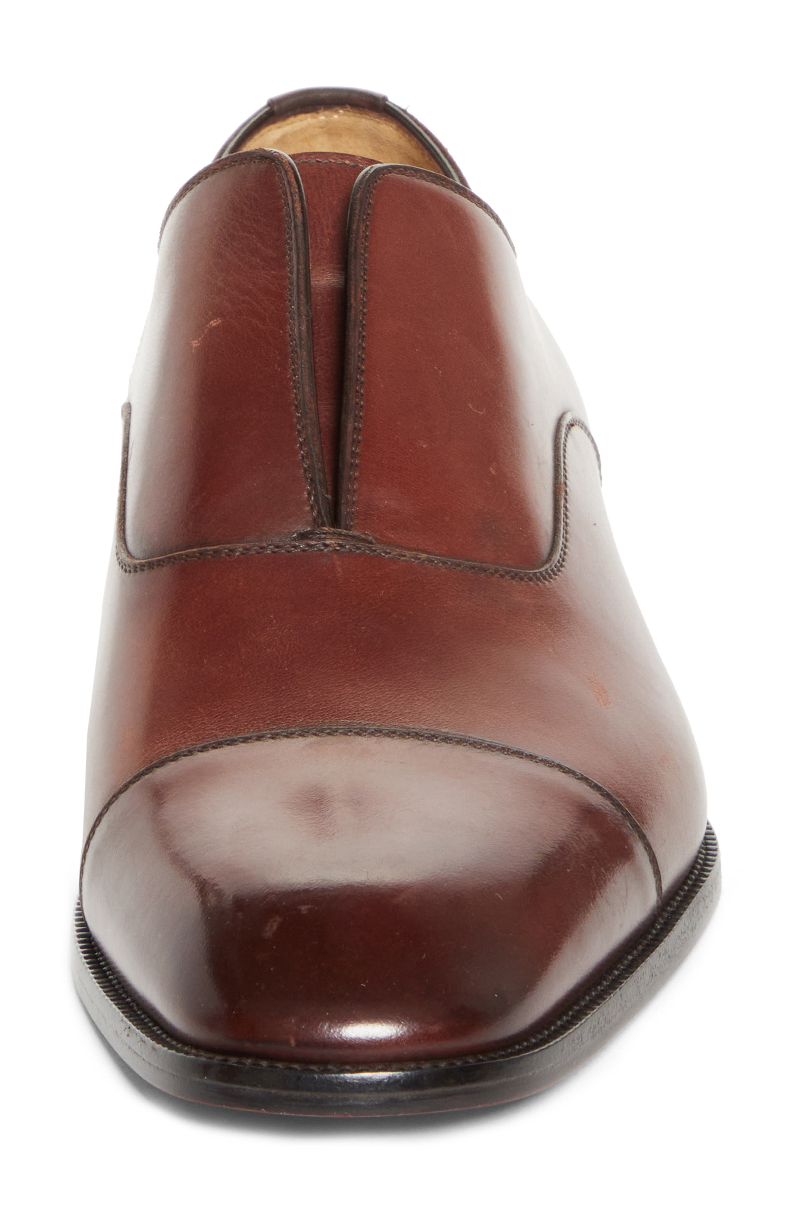 Christian Louboutin Alpha Male II Cap Toe Slip-On, Alternate, color, Cuoio