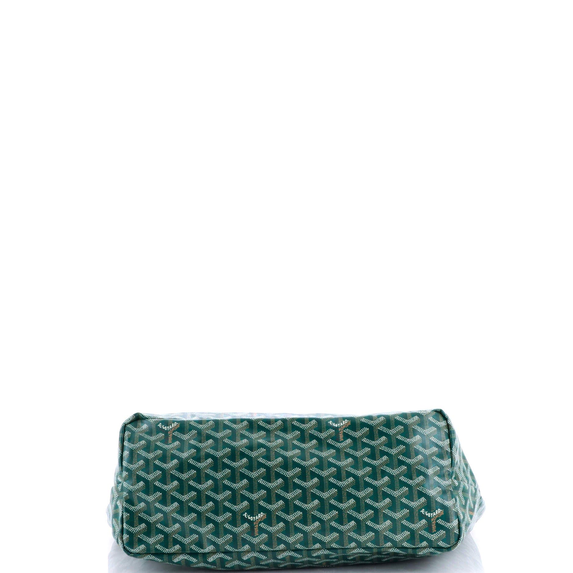 Pre-Owned Goyard Saint Louis Tote Coated Canvas PM, Alternate, color, Green