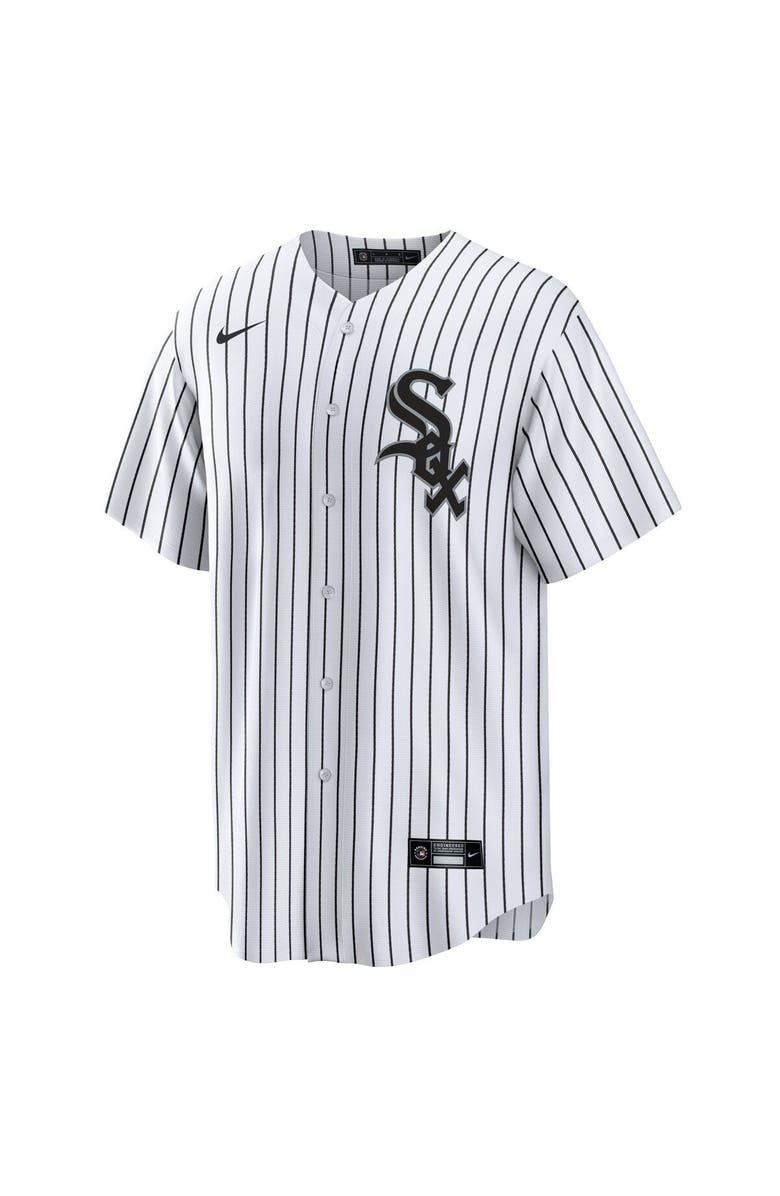 Nike Men's Nike Yoan Moncada White Chicago White Sox Home Replica Player Name Jersey, Alternate, color, 