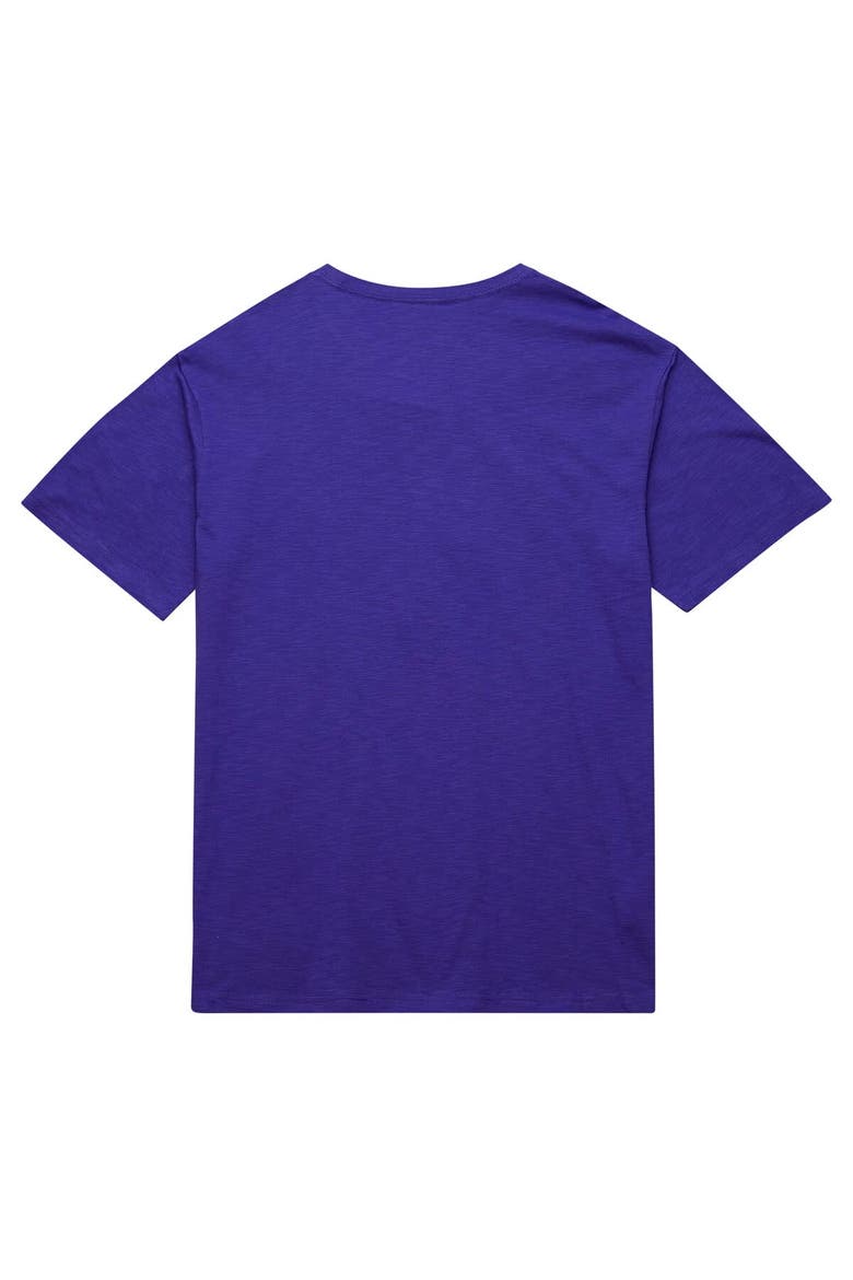 Men's Mitchell & Ness Purple Phoenix Suns Hardwood Classics Felt Applique Slub T-Shirt, Alternate, color, Purple