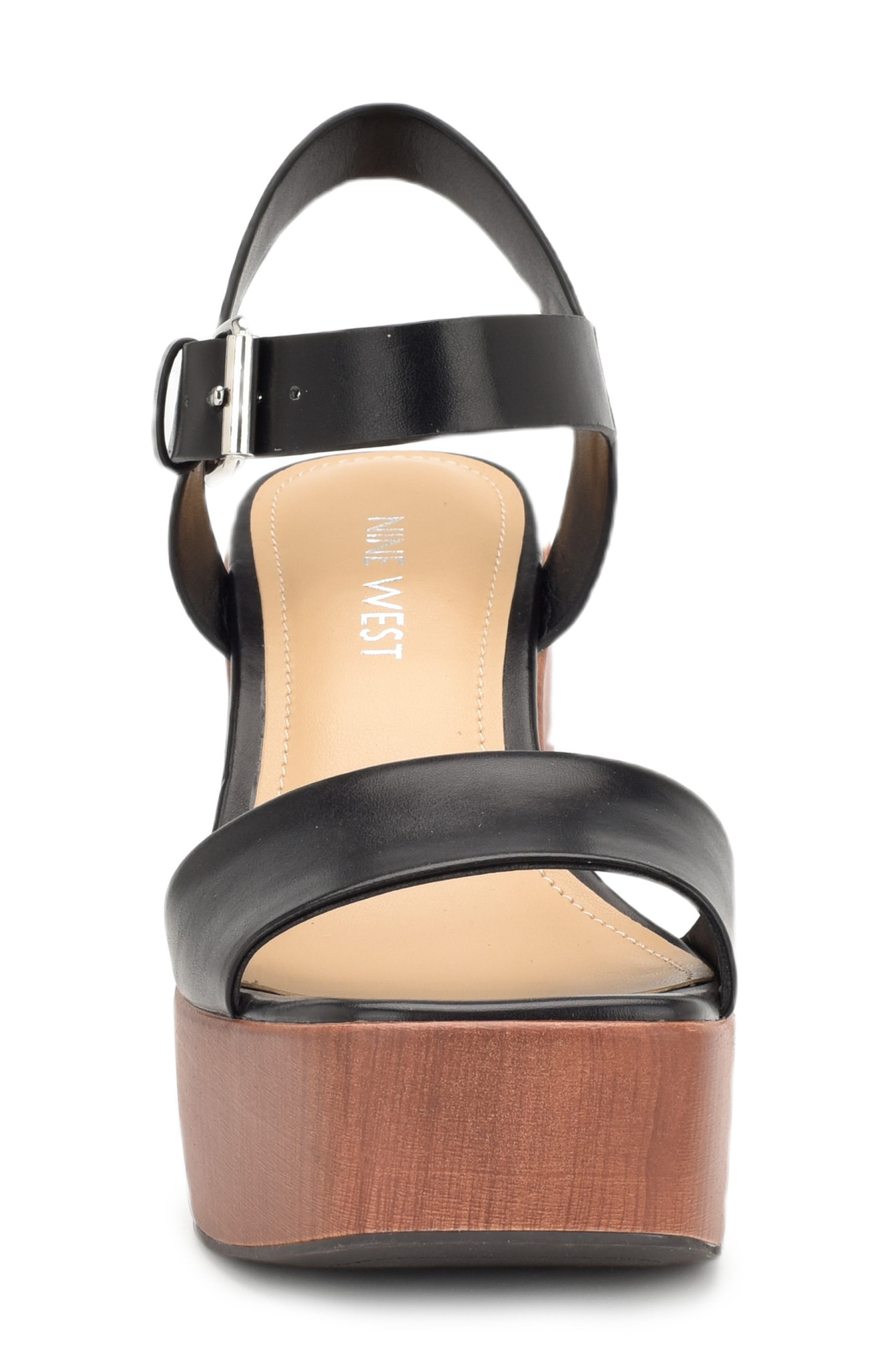 Nine West Open It Platform Heeled Sandal, Alternate, color, 