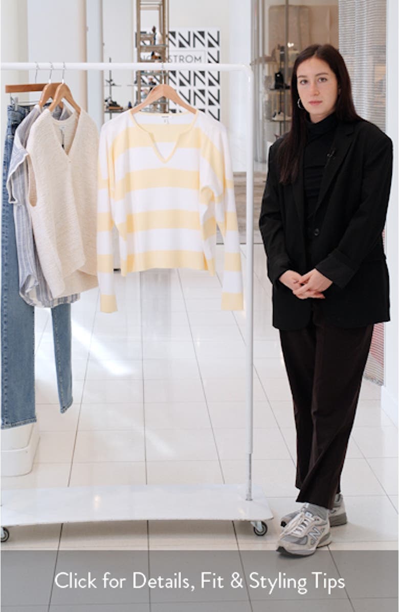 Veronica Stripe Sweater, sales video thumbnail