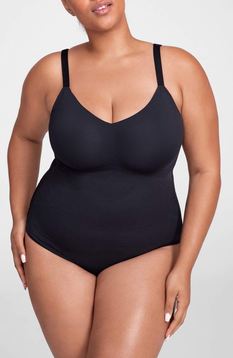 Honeylove Liftwear Cami Bodysuit, Alternate, color, Vamp