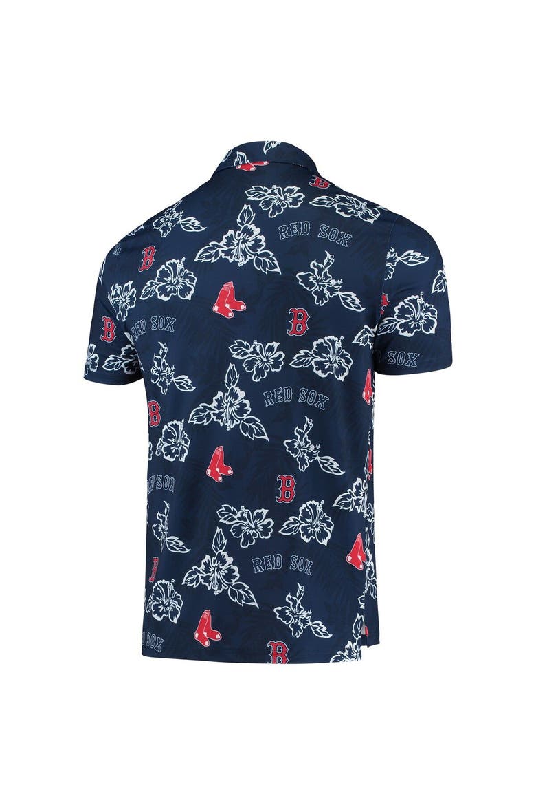Men's Reyn Spooner Navy Boston Red Sox Performance Polo, Alternate, color, Navy