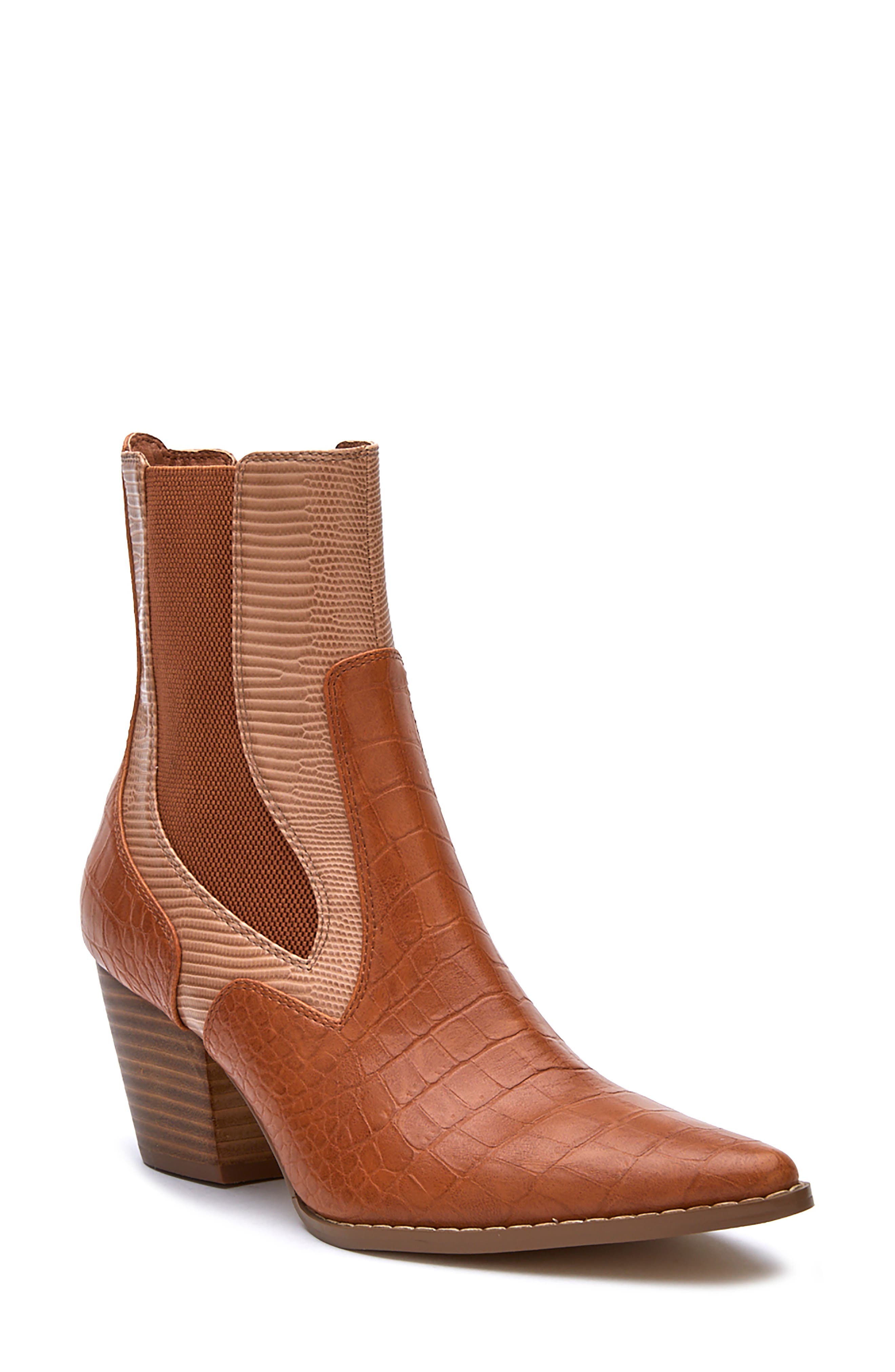 Duo Western Boot, Main, color, BROWN/ NATURAL