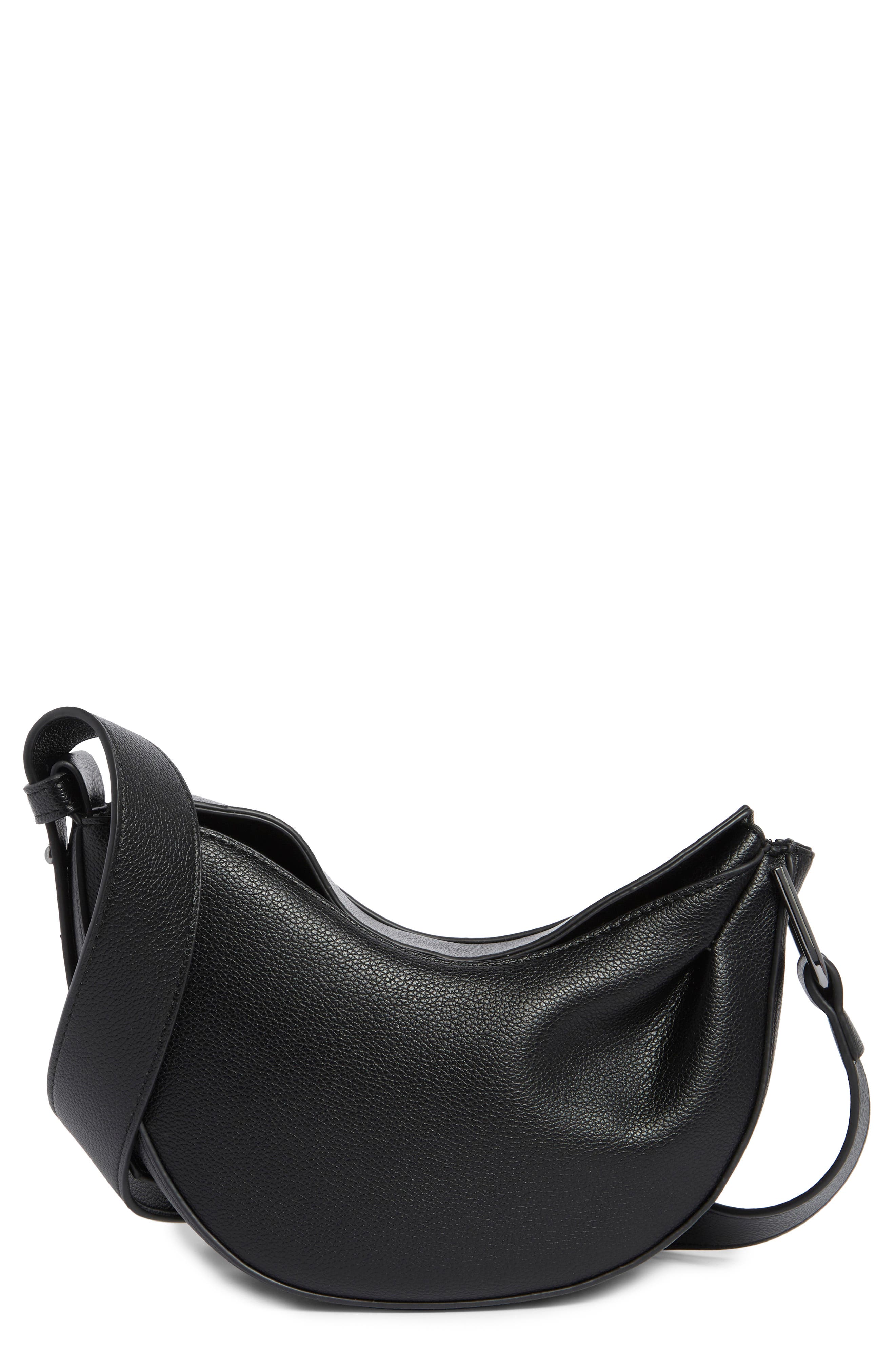 BCBG Faux Leather Shoulder Bag, Main, color, 