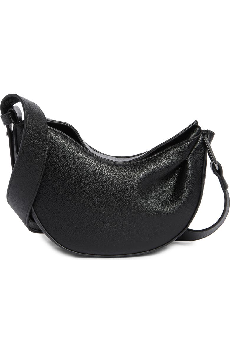 BCBG Faux Leather Shoulder Bag, Main, color,