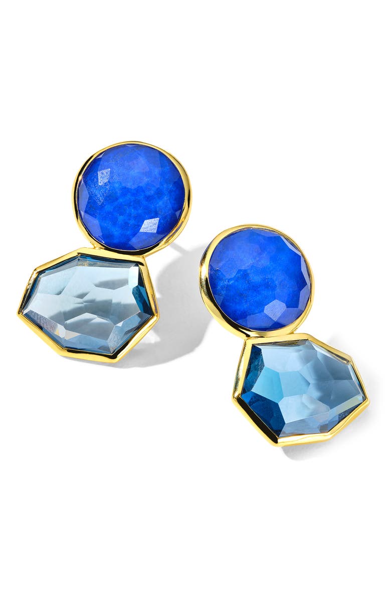 Ippolita Rock Candy Stone Drop Earrings, Main, color, Gold