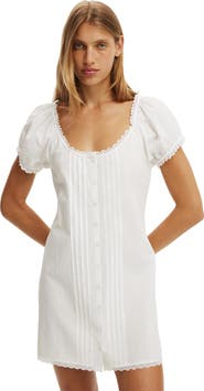 Cotton On Women's Emma Babydoll Mini Dress