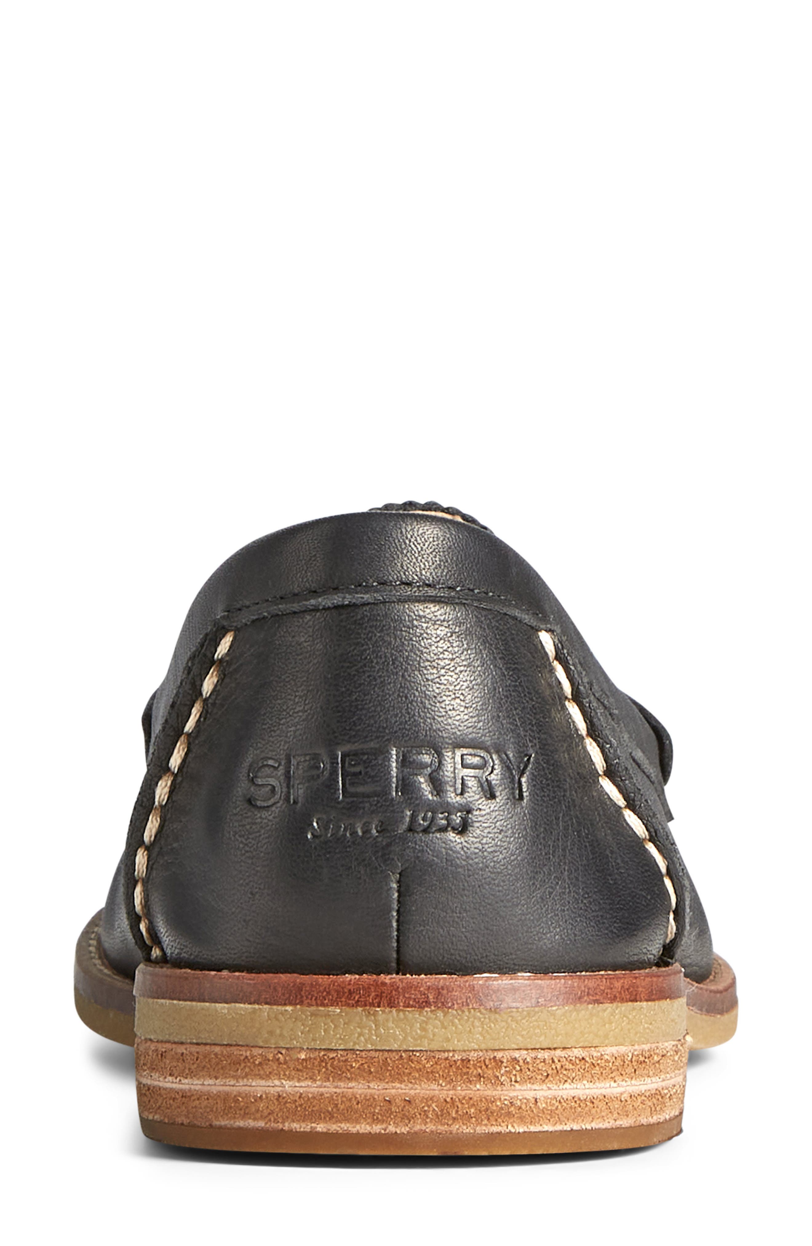 Sperry Seaport Penny Loafer, Alternate, color, Black