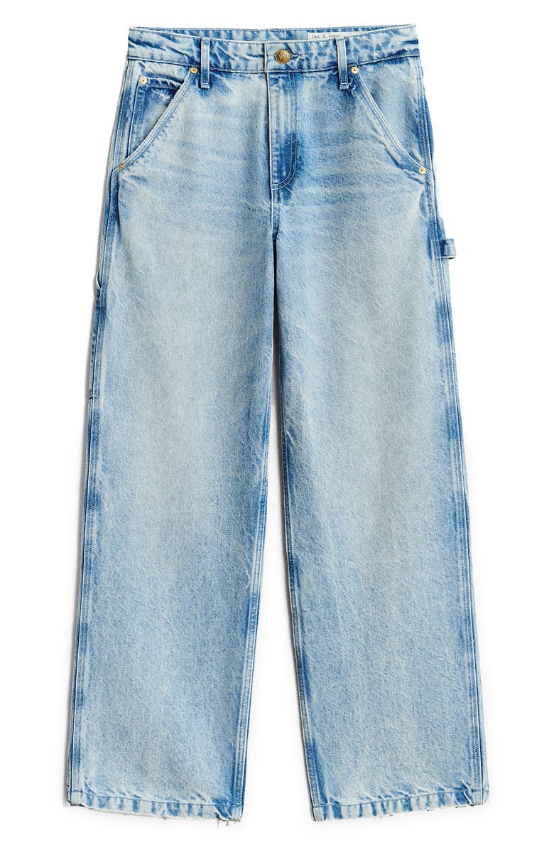 rag & bone Sid Straight Leg Carpenter Jeans, Alternate, color, 