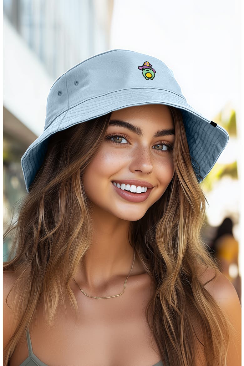 Sorcerer Frog Bucket Hat, Alternate, color, Forever Blue