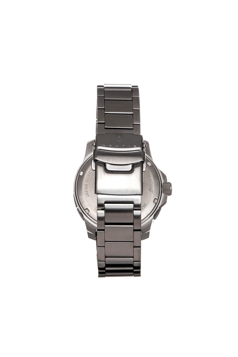 Admiralty Pro 200 Bracelet Watch w/Date, Alternate, color, Orange/Black