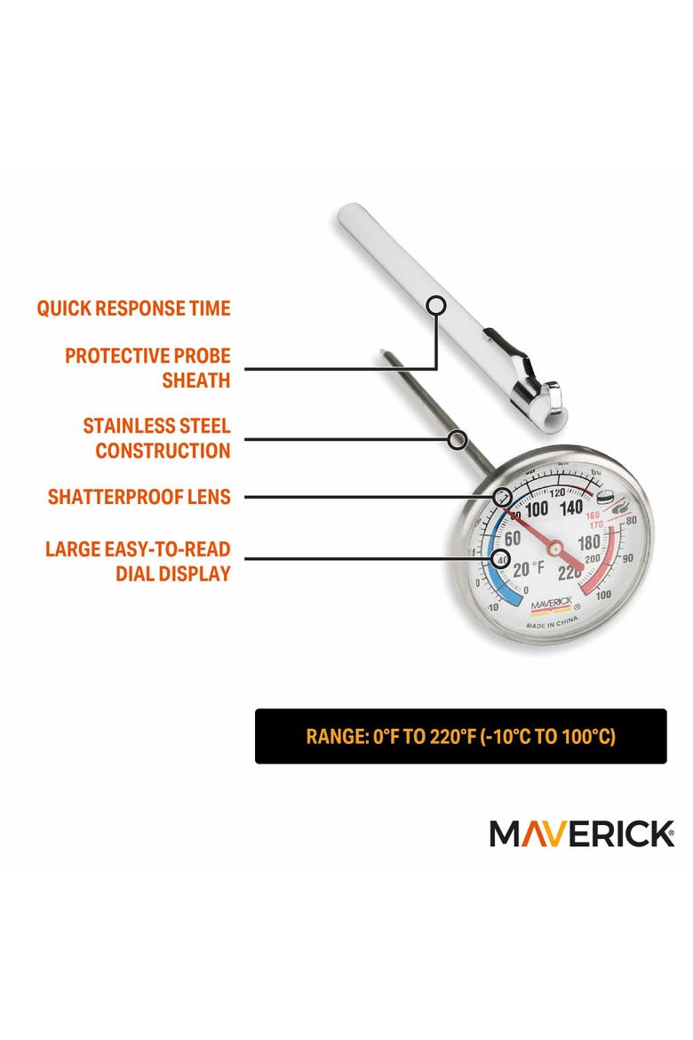 Large Dial Instant Read Thermometer, Alternate, color, Silver