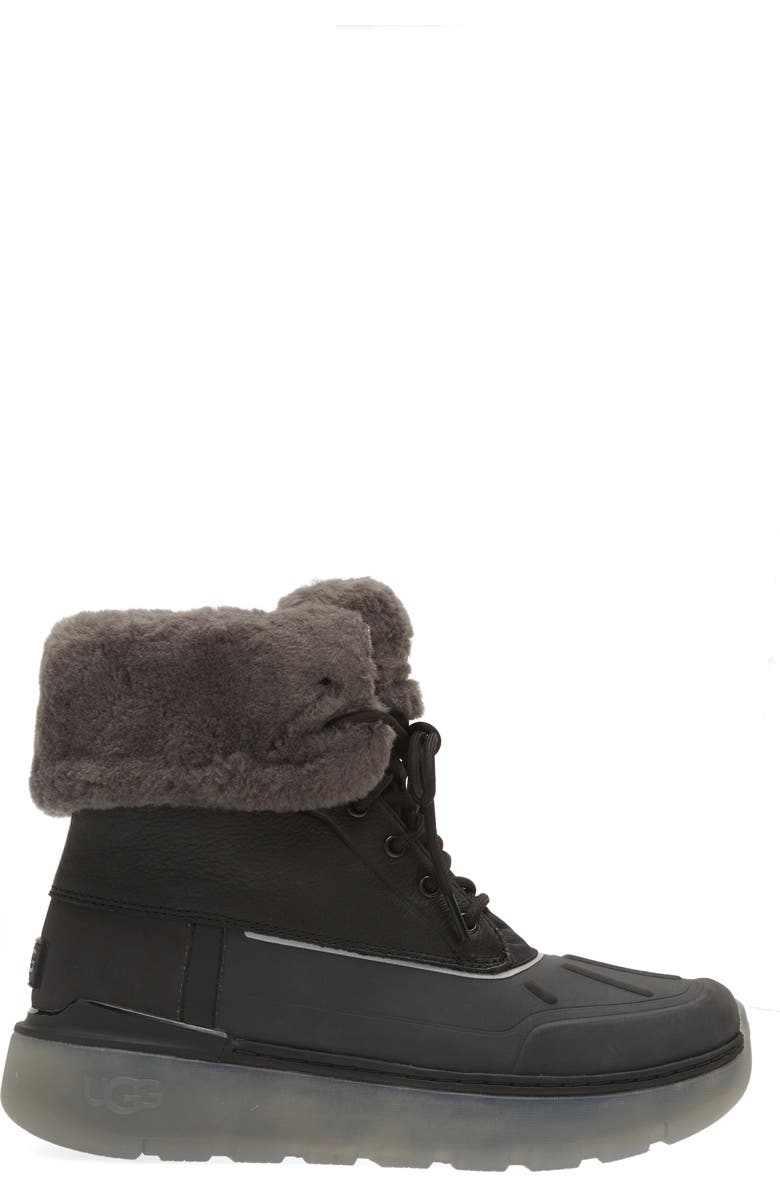 UGG<sup>®</sup> Butte City Waterproof Faux Shearling Boot, Alternate, color,
