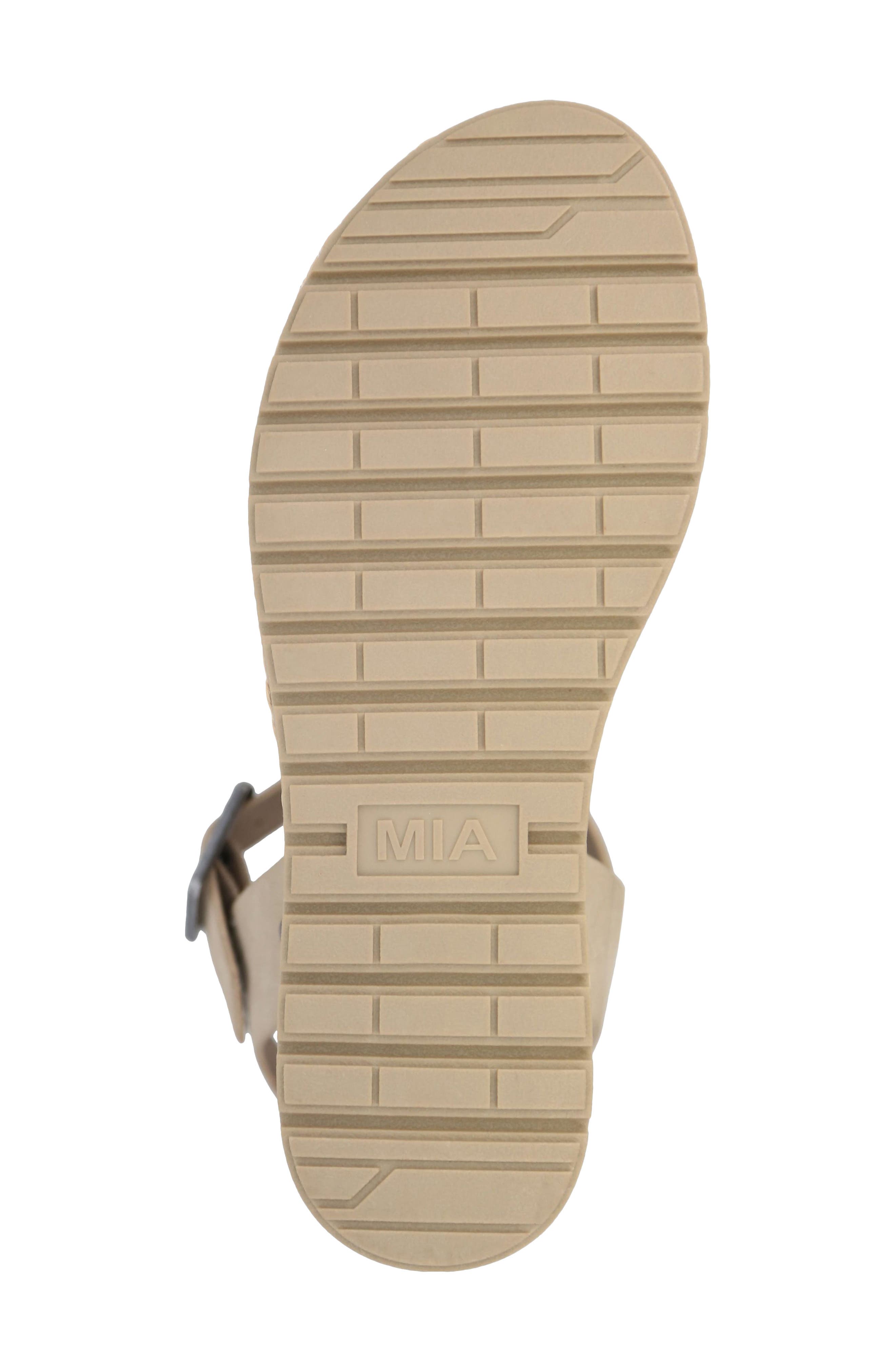 Kiera Ankle Strap Platform Wedge Sandal, Alternate, color, SAND