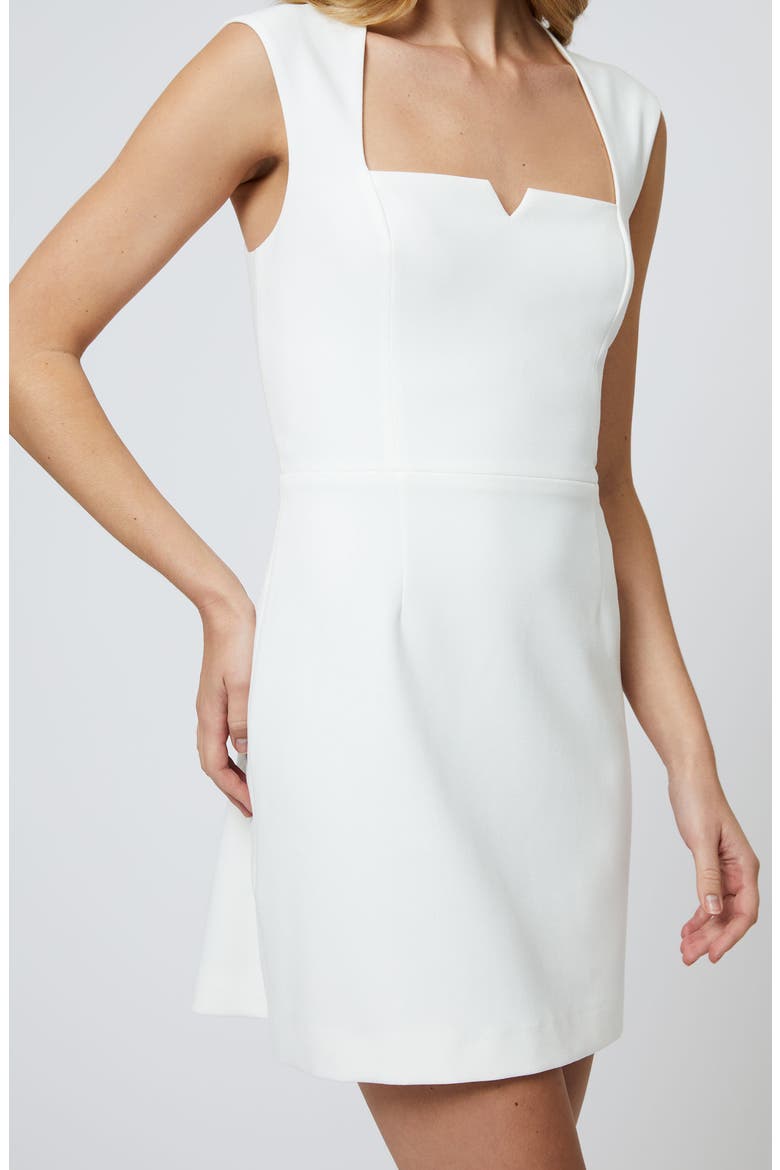 Whisper Notched Neck Minidress, Alternate, color, SUMMER WHITE