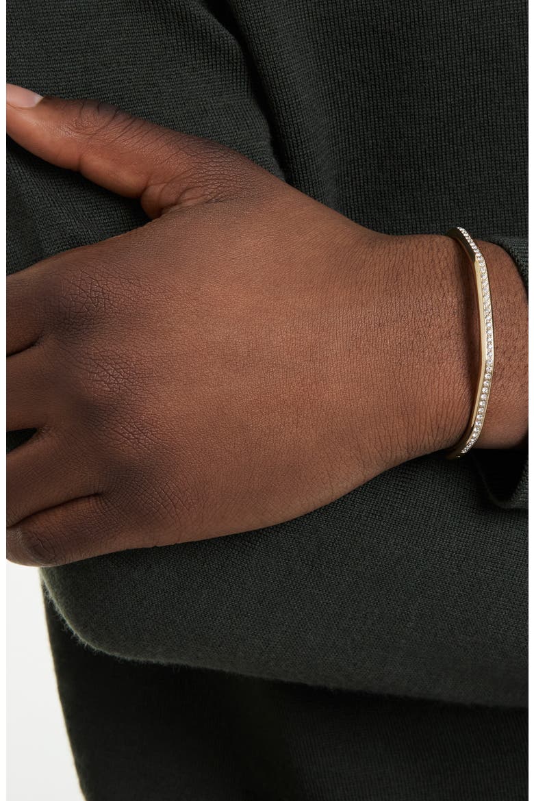 Dextera Crystal Bangle, Alternate, color, GOLD