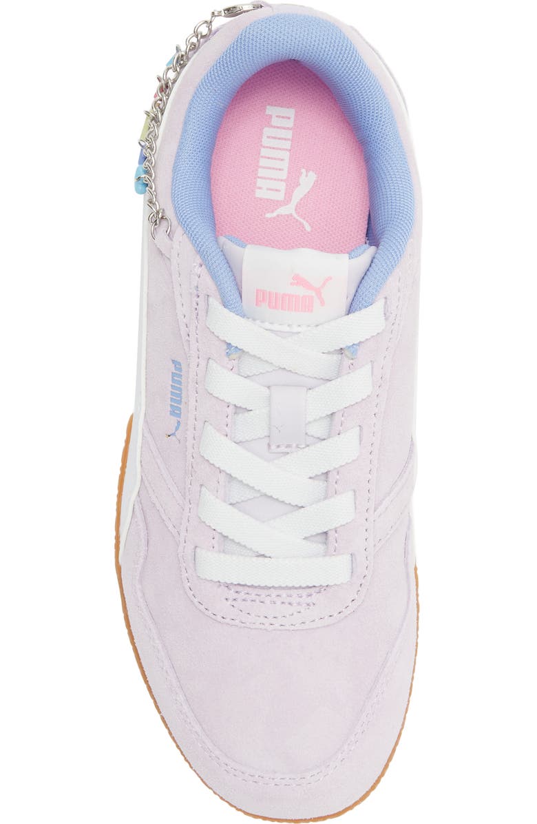 PUMA Kids' Bella Donna Playful Charms Sneaker, Alternate, color, Lilac Frost/ White/ Lavender