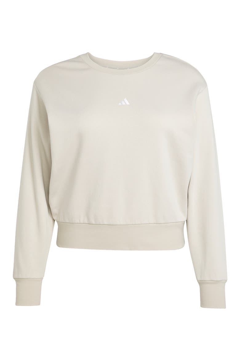 Fleece Hoodie, Alternate, color, WONDER ALUMINA/WHITE