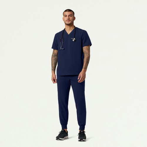 Jaanuu 8-pocket Classic Scrub Jogger In Blue
