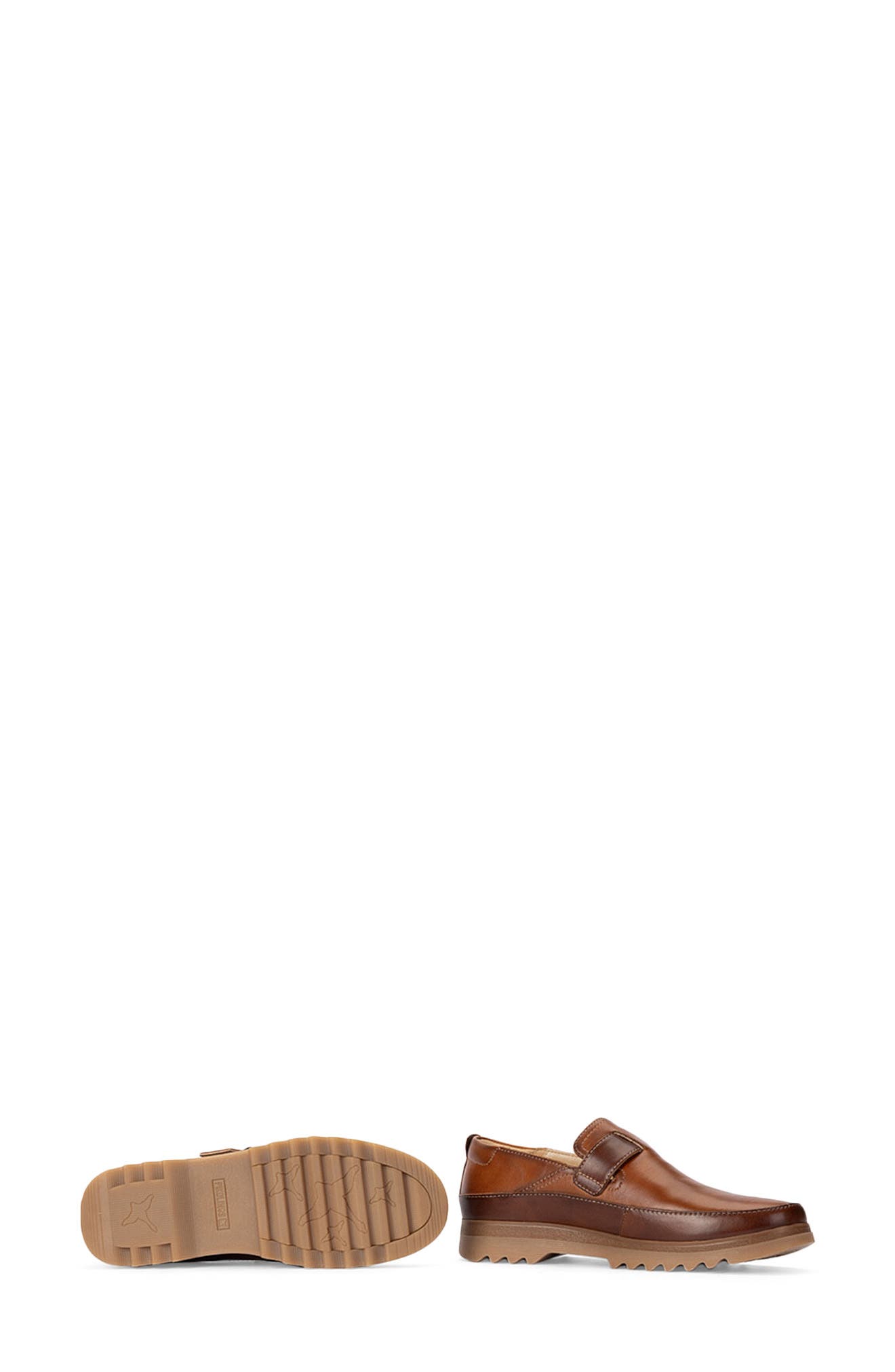 Vigo Leather Slip-On, Alternate, color, BRANDY