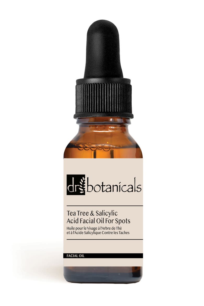 Tea Tree & Salicylic Acid Facial Oil for Spots, Main, color, NO COLOR