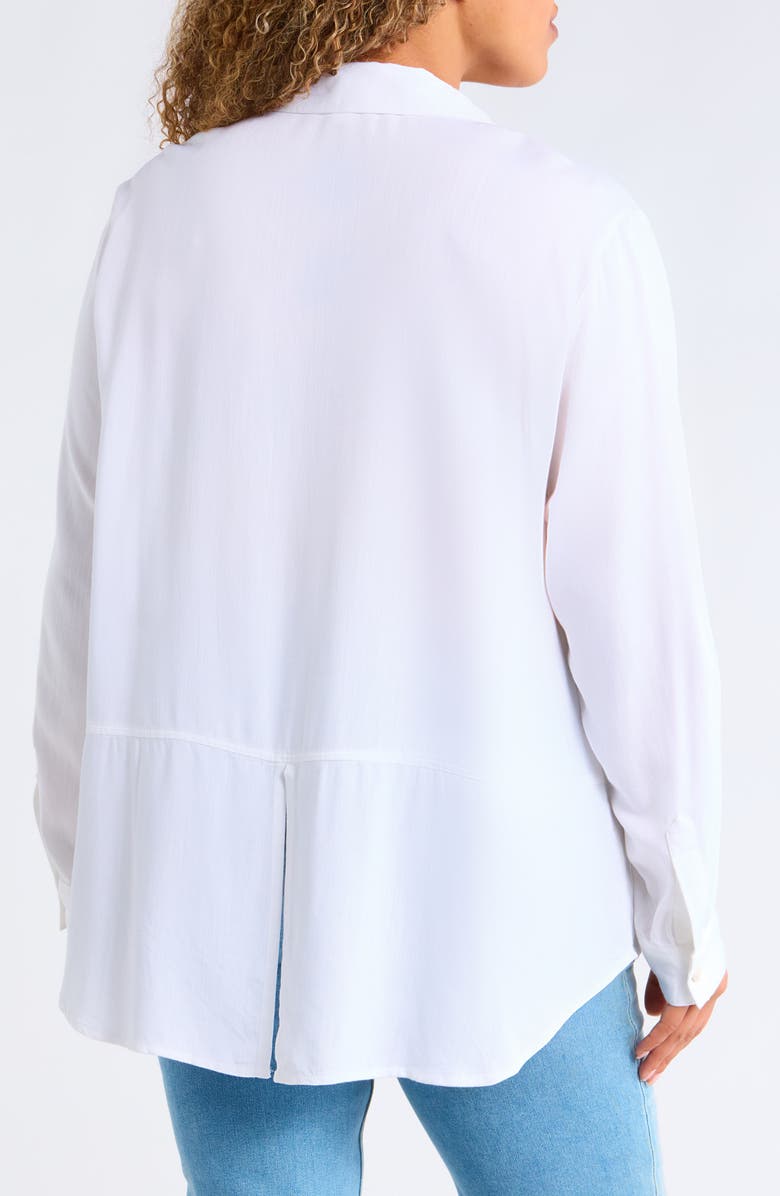 beachlunchlounge Arlie Button-Up Shirt, Alternate, color, White