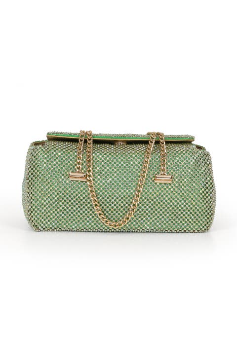 Juniper Crystal Vintage Inspired Clutch