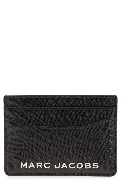 財布・小物その他 MARC JACOBS Black Leather Card Holder Amazon.com: Marc Jacobs S102L01FA21-001 Black With Gold