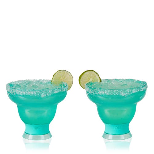 Host Margarita Freeze Cooling Cup Set Of 2 In Aqua