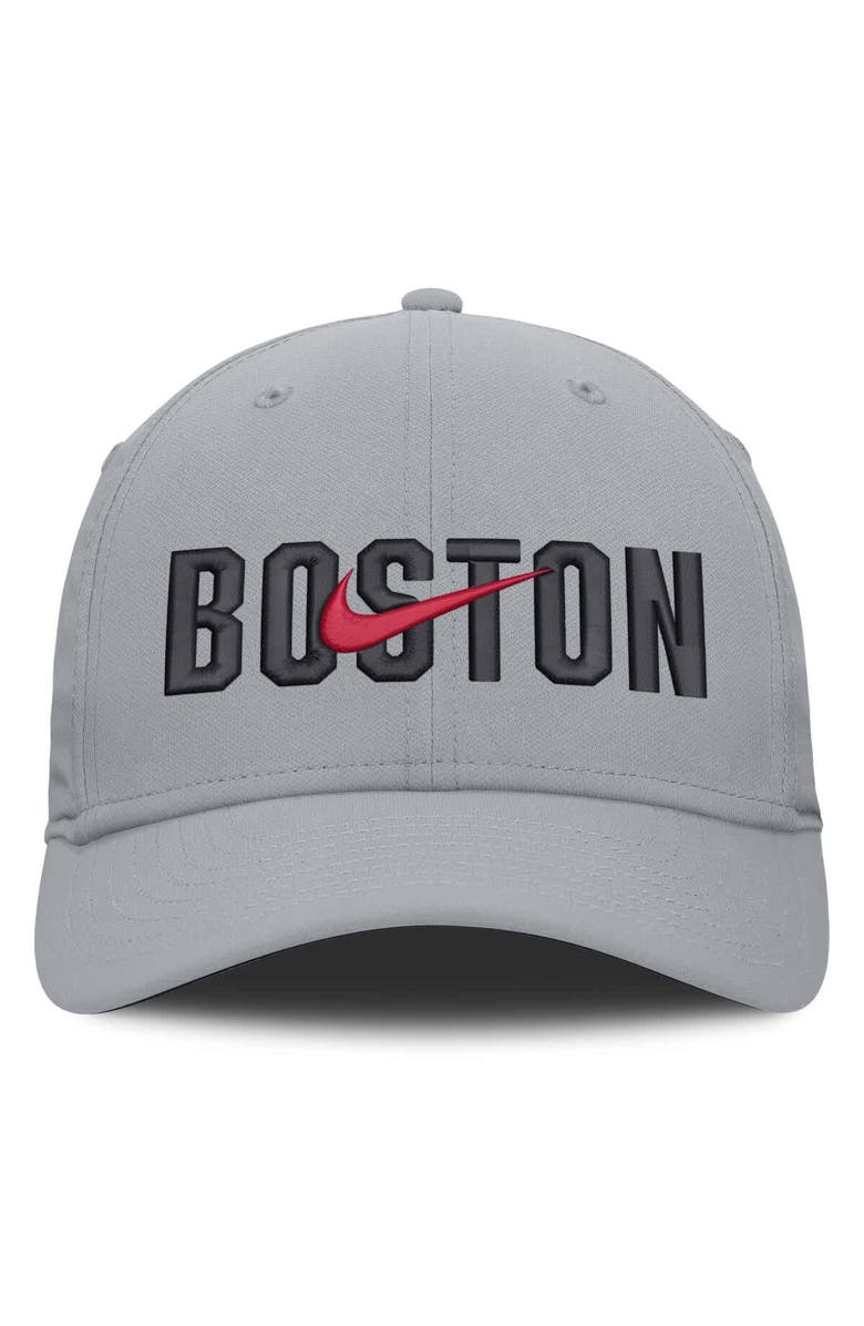 Nike Men's Nike  Gray Boston Red Sox Primetime Rise Dri-FIT Flex Hat, Alternate, color, Gray