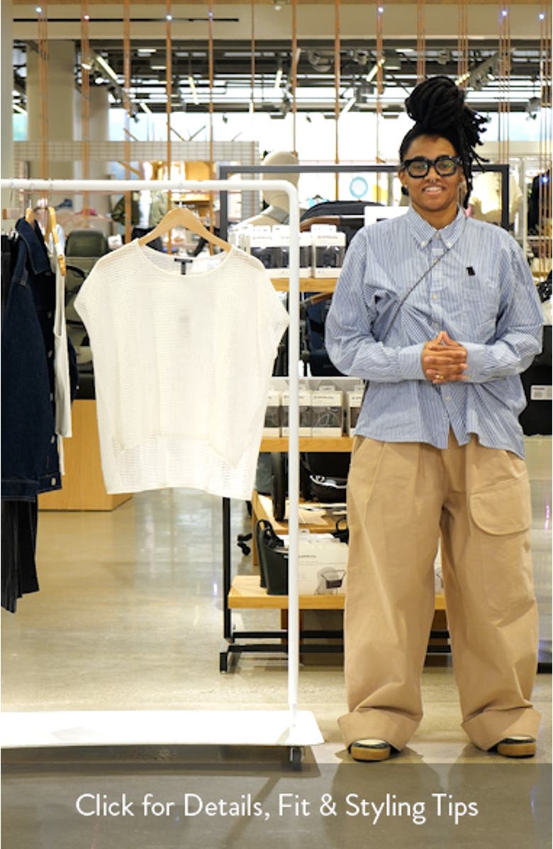 Open Stitch Organic Cotton Sweater, sales video thumbnail