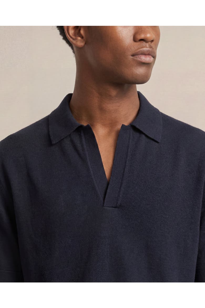 Raffertie Merino Relaxed Fit Shirt, Alternate, color, NIGHT IRIS