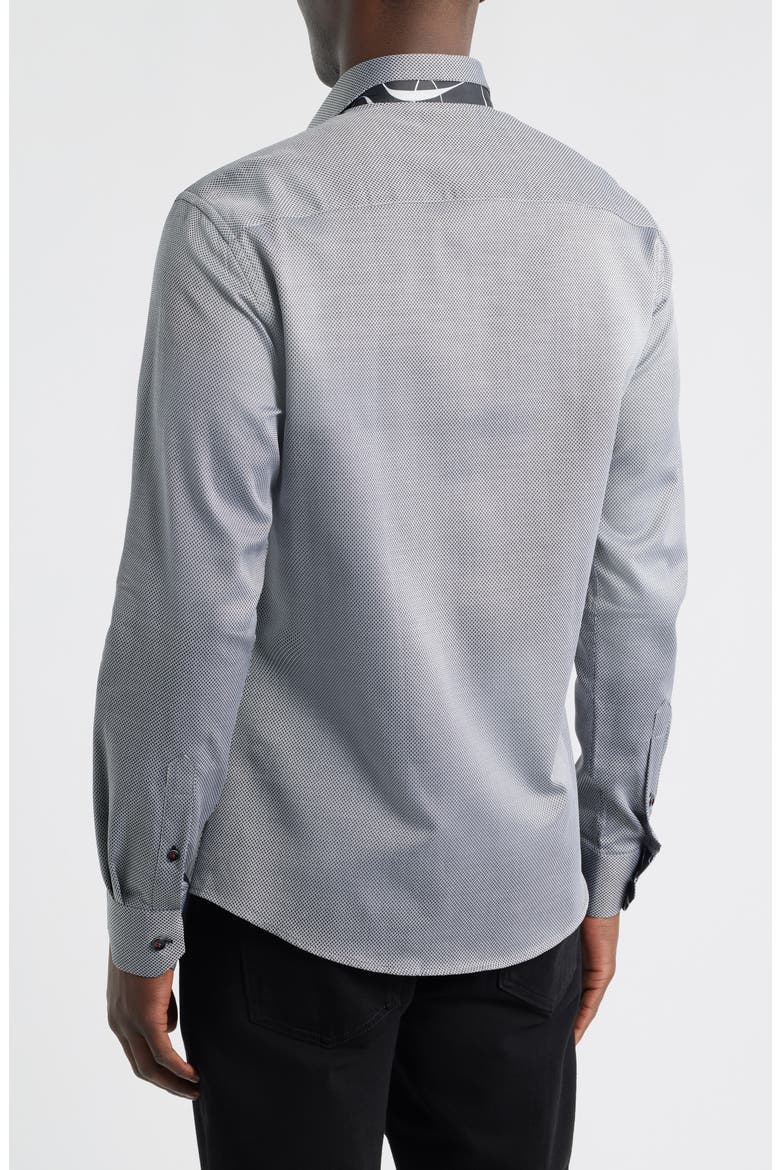 Sinai Collection Luxe Cotton Dress Shirt, Alternate, color, GRAY