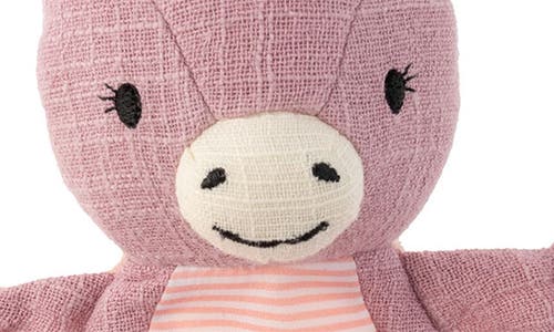 Stephen Joseph Baby Animal Crinkle Toy In Pink