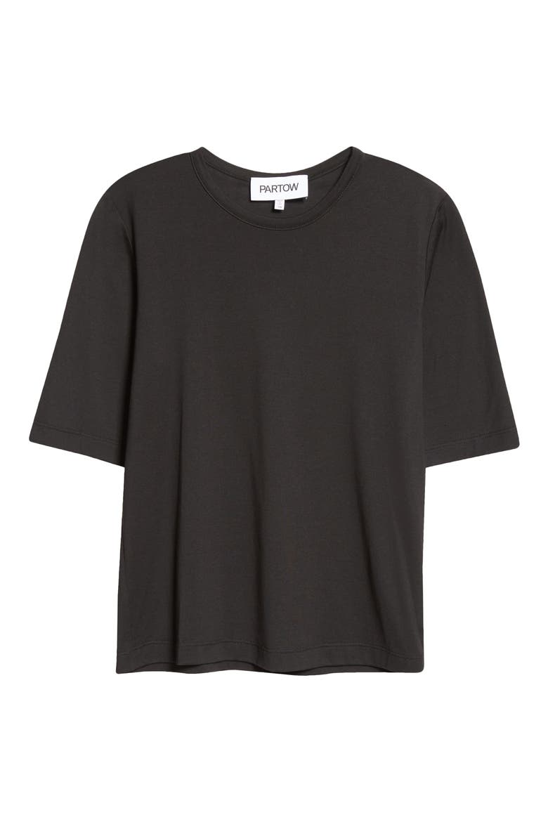 Parker Modal & Cashmere T-Shirt, Alternate, color, BLACK