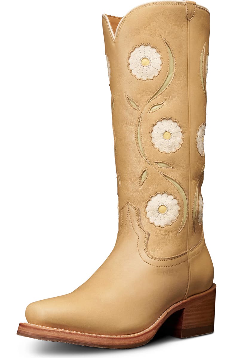 Tecovas The Charlie Bloom Western Boot, Main, color, Pale Yellow