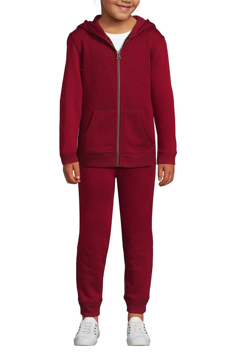 School Uniform Kids Jogger Sweatpants, Main, color, Garnet
