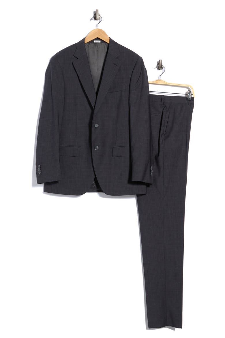 Flynn Classic Wool Suit, Main, color, GREY