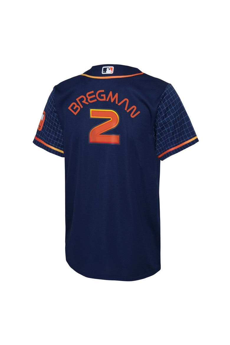 Youth Nike Alex Bregman Navy Houston Astros City Connect Replica Player Jersey, Alternate, color, Navy