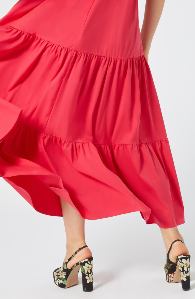 Marina Rinaldi Camera Sleeveless Maxi Dress, Alternate, color, Pink Red