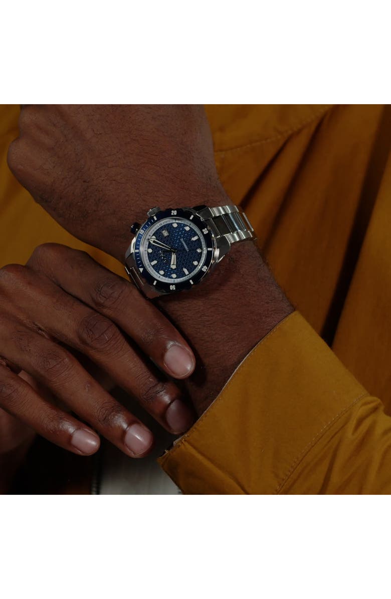 BOSS matic Bracelet Watch, 42mm, Alternate, color, Blue